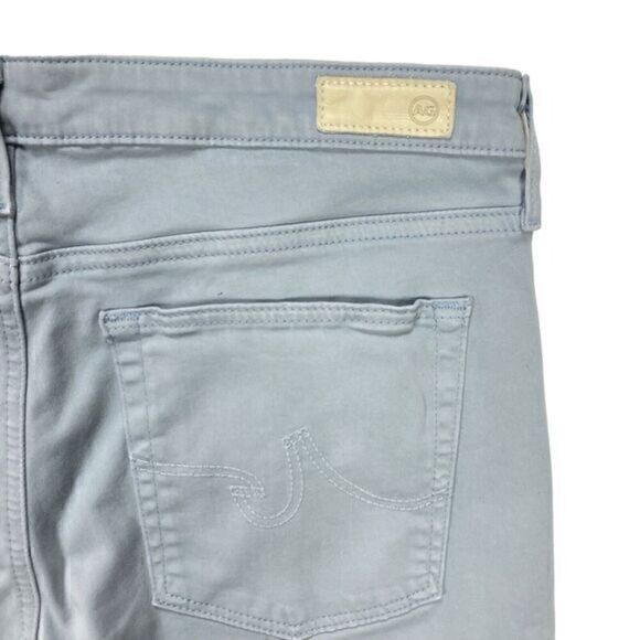 AG Adriano Goldschmied Pants Womens 30R Prima Crop Cigarette Light Blue Skinny - Picture 8 of 15